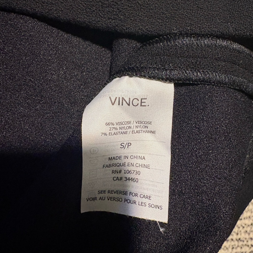 Vince Classic Black Long Sleeve Dress - Picture 4 of 4